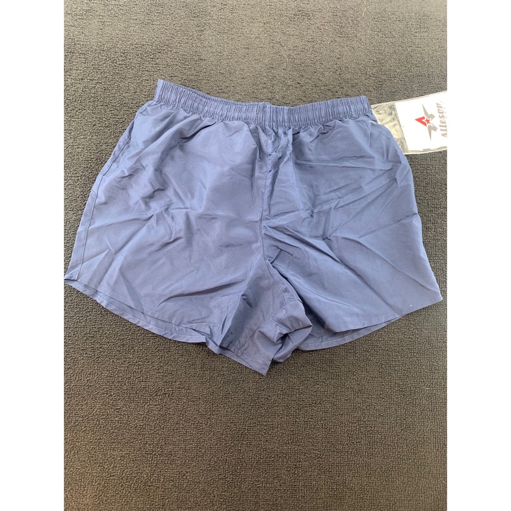 Alleson Athletic Men's Track‎ & Field Woven Track Short Size M Adult Navy Blue